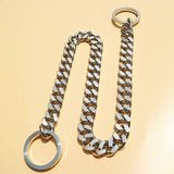 Collier Chaîne d'Éducation en Acier Inoxydable – 55 cm