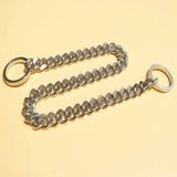 Collier Chaîne d'Éducation en Acier Inoxydable – 55 cm