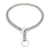 Collier Chaîne d'Éducation en Acier Inoxydable – 55 cm