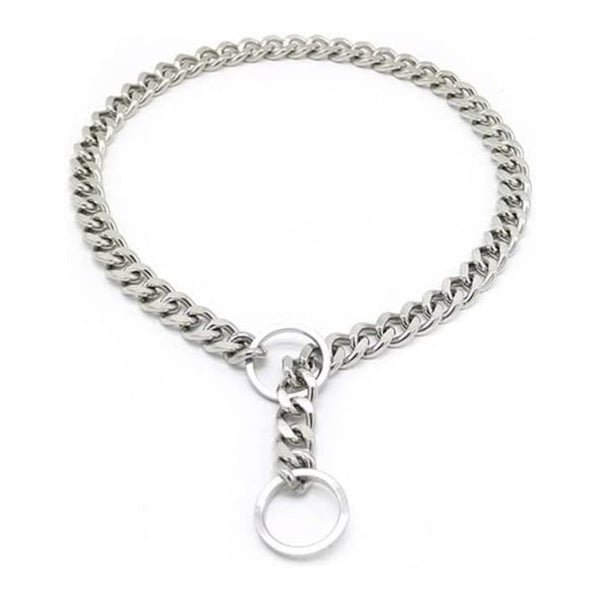 Collier Chaîne d'Éducation en Acier Inoxydable – 55 cm