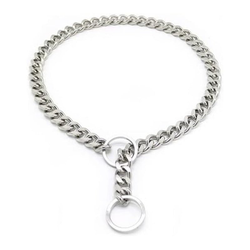 Collier Chaîne d'Éducation en Acier Inoxydable – 55 cm